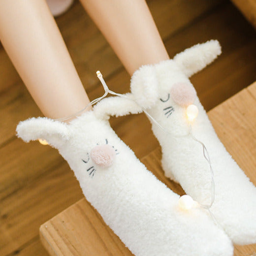 2-Pack Hasen-Kuschelsocken Gift Set
