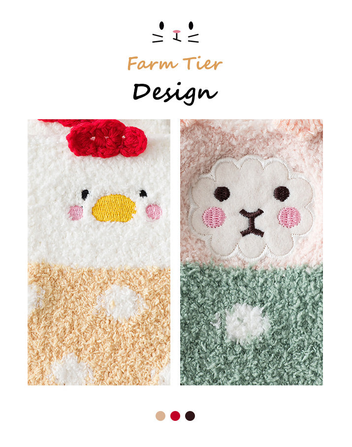 3-Pack Farmtier-Kuschelsocken Gift Set