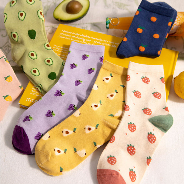 6-Pack Obst-Socken Gift Set