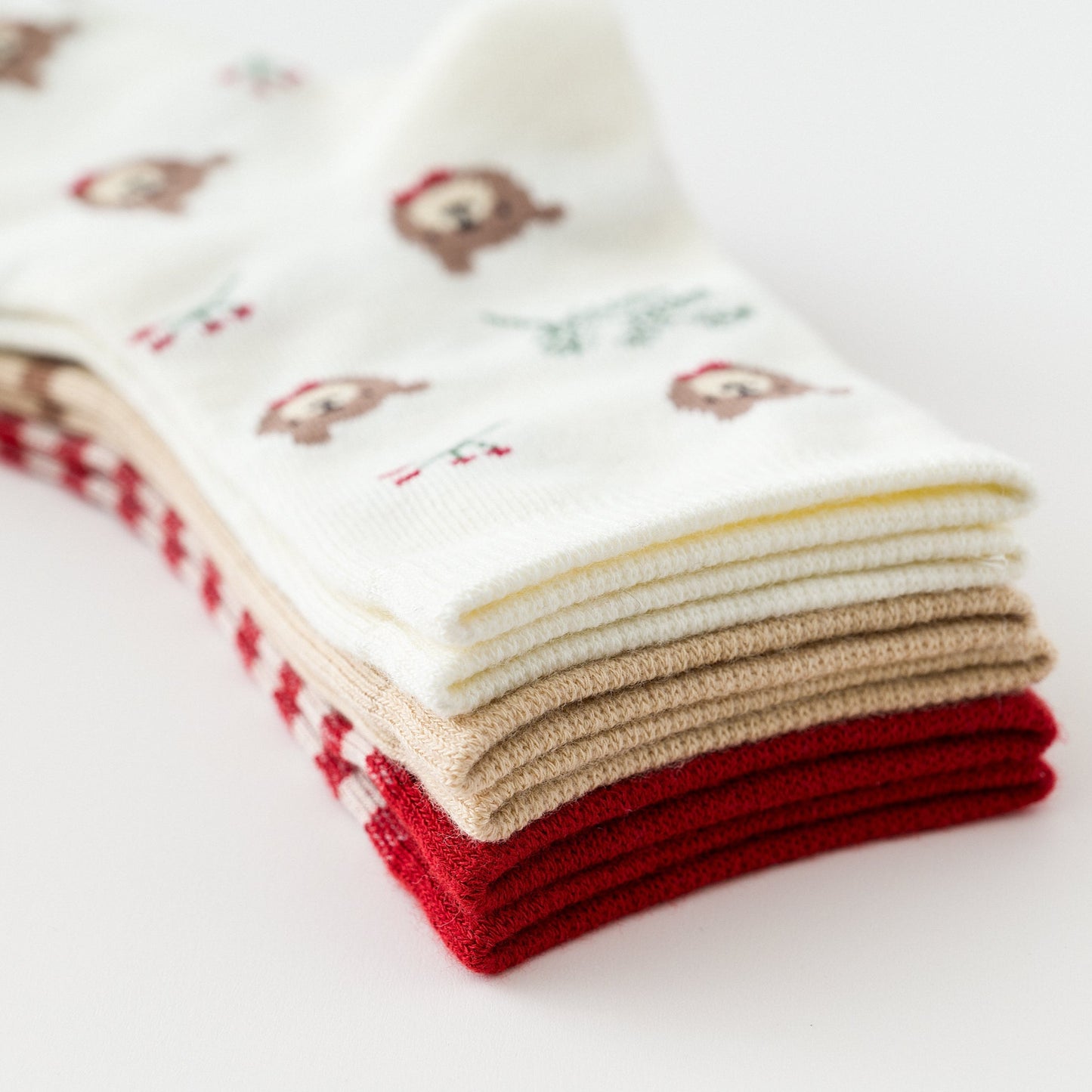 6-Pack festliche Bären-Socken Gift Set