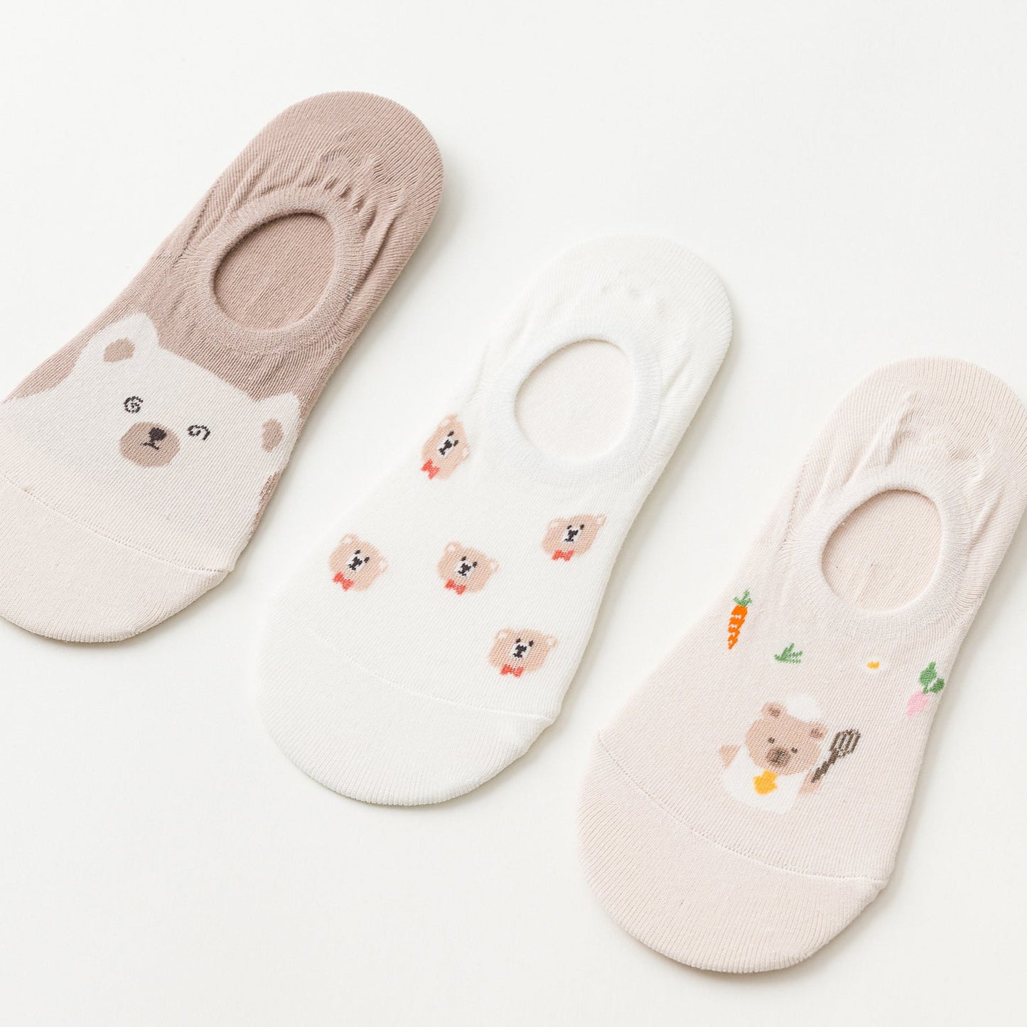 6-Pack Bären-Sommersocken Gift Set