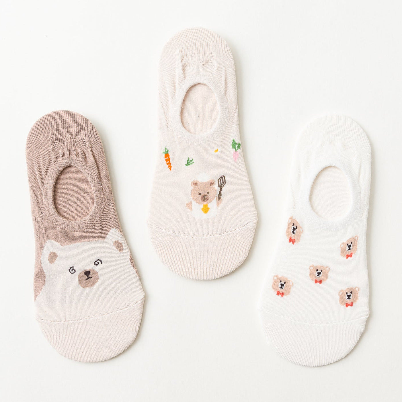 6-Pack Bären-Sommersocken Gift Set