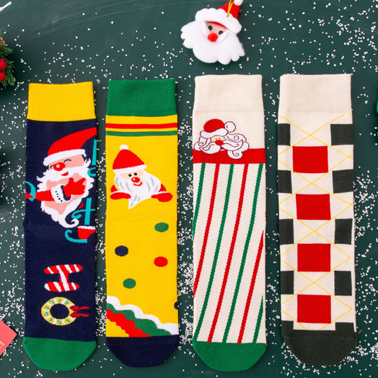 4-Pack Weihnachtsmann-Socken Gift Set