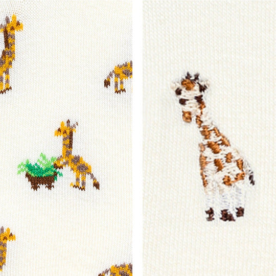 6-Pack Giraffen-Sommersocken Gift Set