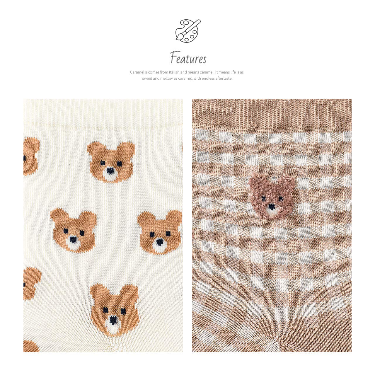 4-Pack Teddybären-Socken Gift Set