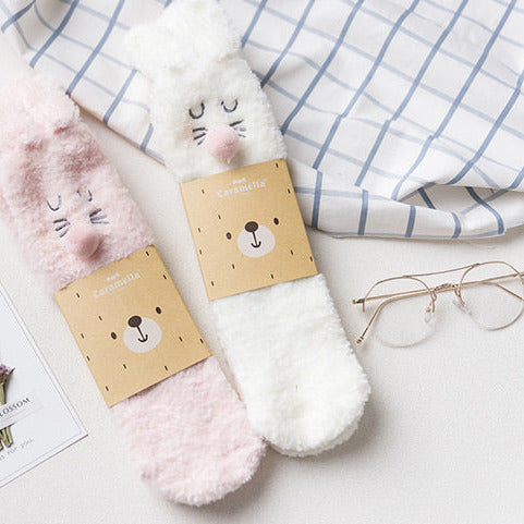 2-Pack Hasen-Kuschelsocken Gift Set