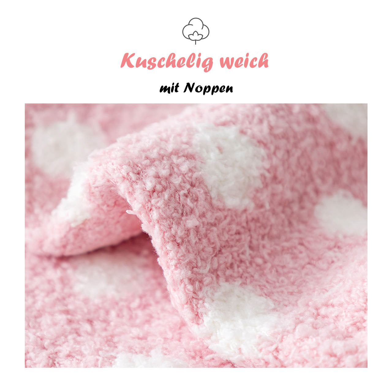 3-Pack rosa Tier-Kuschelsocken Gift Set